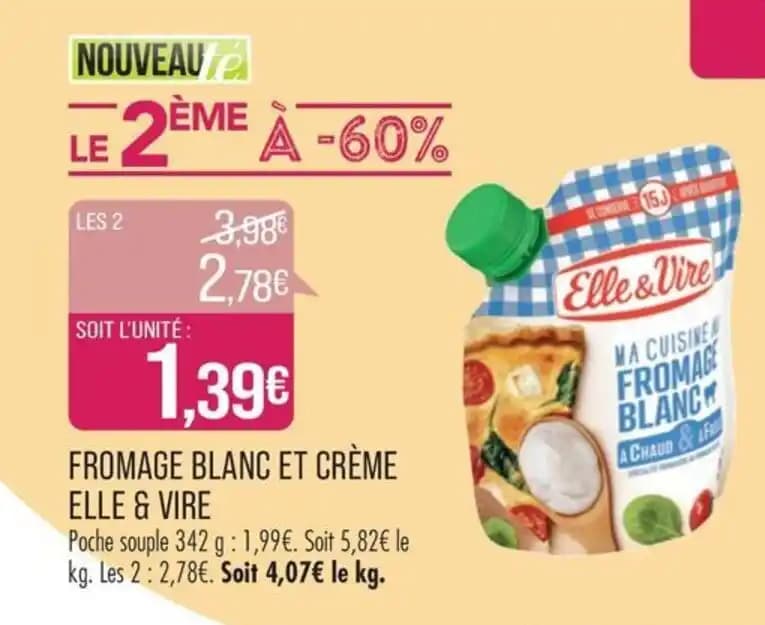 FROMAGE BLANC ET CRÈME ELLE & VIRE