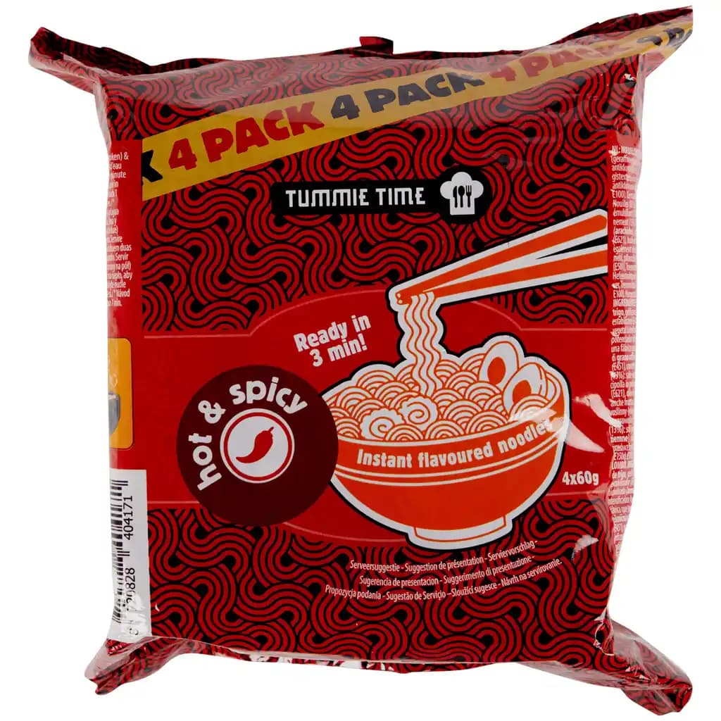 Action Nouilles Tummie Time Hot & Spicy