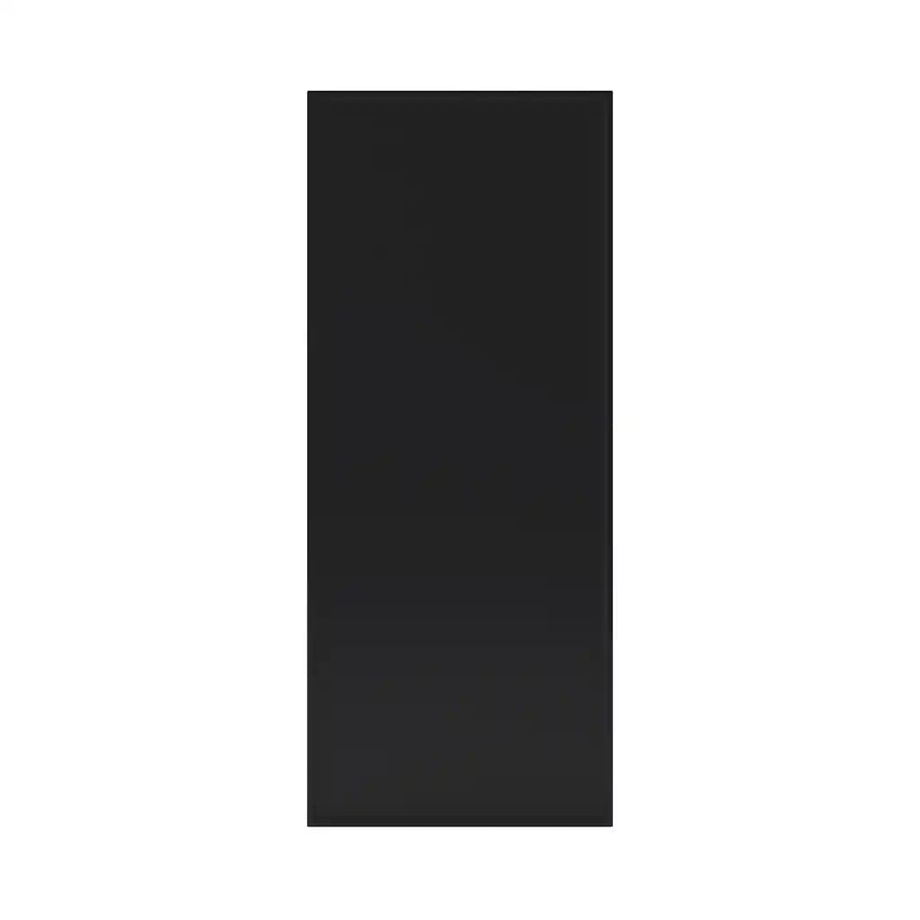 Porte de meuble de cuisine Pasilla noir mat l. 30 cm x H. 72 cm GoodHome