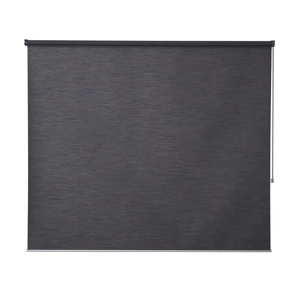 Store enrouleur occultant Colours Ilas polyester gris 160 x 180 cm