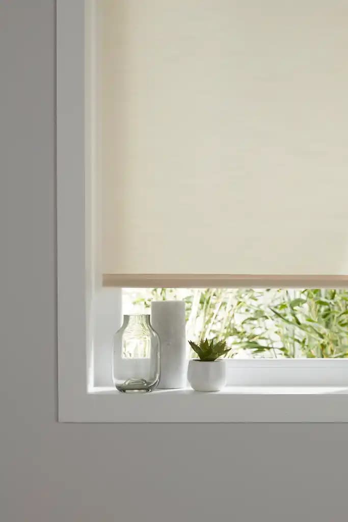 Store enrouleur tamisant ivoire 160 x 160 cm