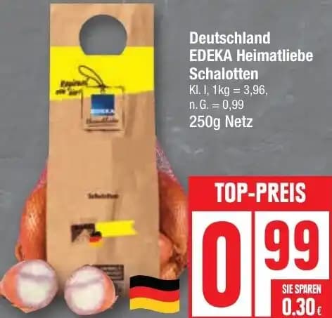 Deutschland EDEKA Heimatliebe Schalotten 250g Netz