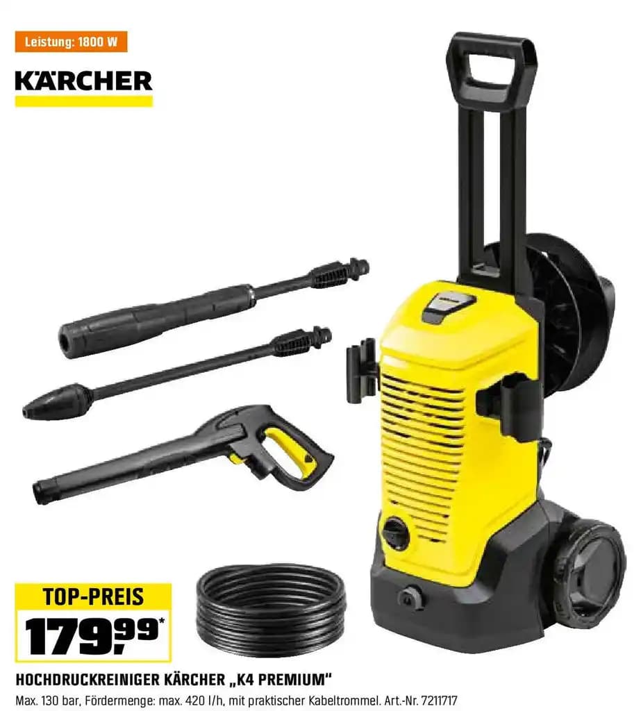 KÄRCHER HOCHDRUCKREINIGER ,,K4 PREMIUM"