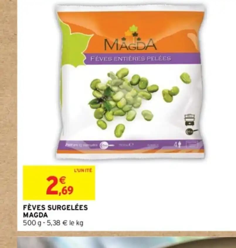 FÉVES ENTIÈRES PELÉES