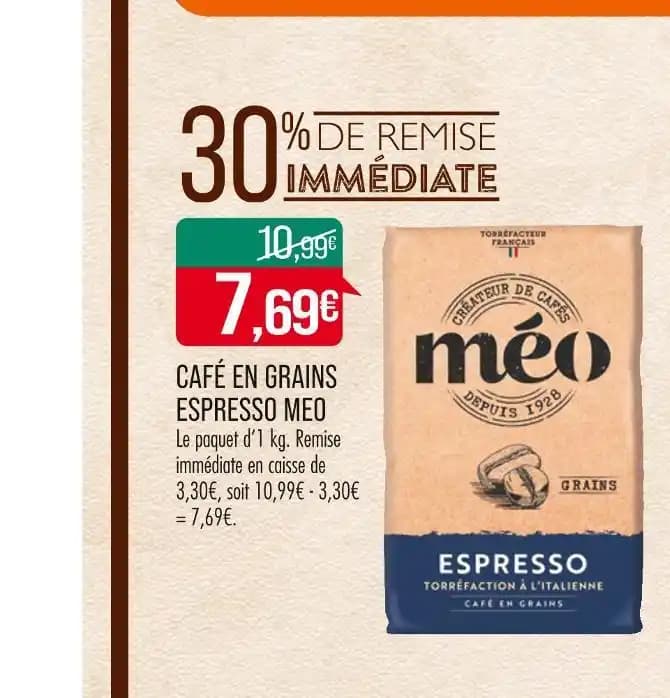 MEO CAFÉ EN GRAINS ESPRESSO