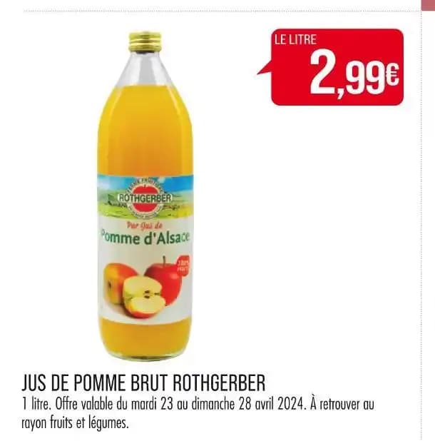 ROTHGERBER JUS DE POMME BRUT
