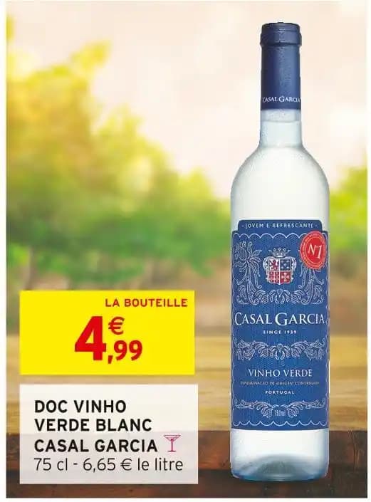 CASAL GARCIA DOC VINHO VERDE BLANC