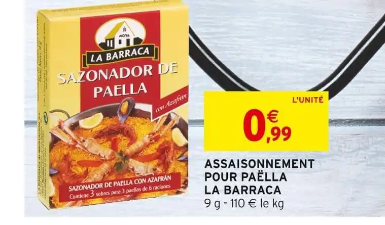 LA BARRACA ASSAISONNEMENT POUR PAËLLA