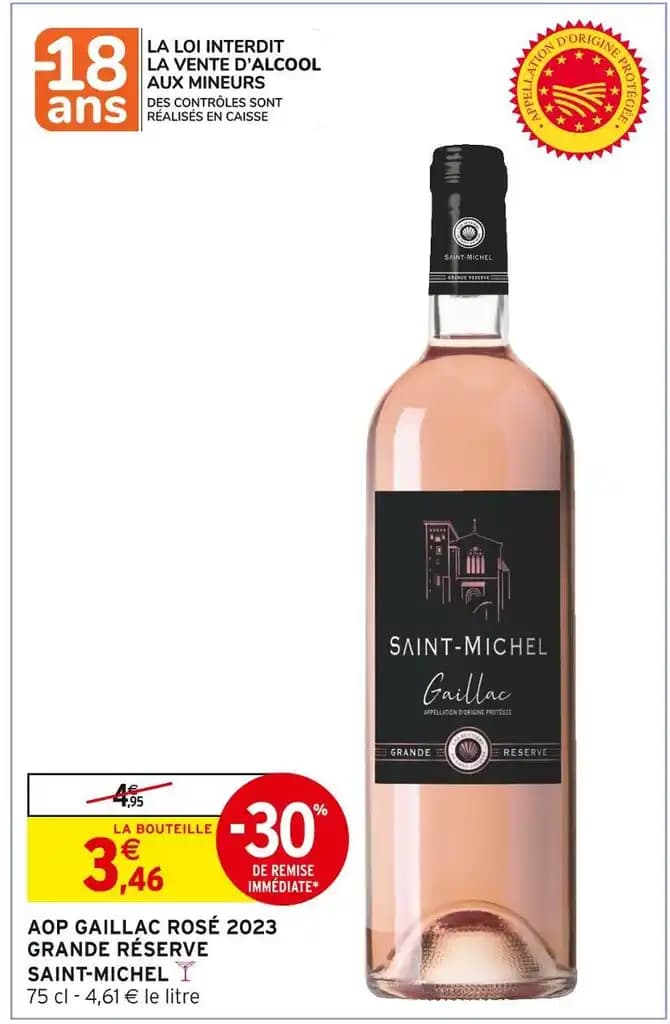 SAINT-MICHEL AOP GAILLAC ROSÉ 2023 GRANDE RÉSERVE