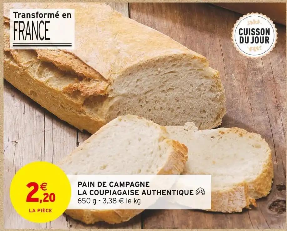 LA COUPIAGAISE PAIN DE CAMPAGNE AUTHENTIQUE