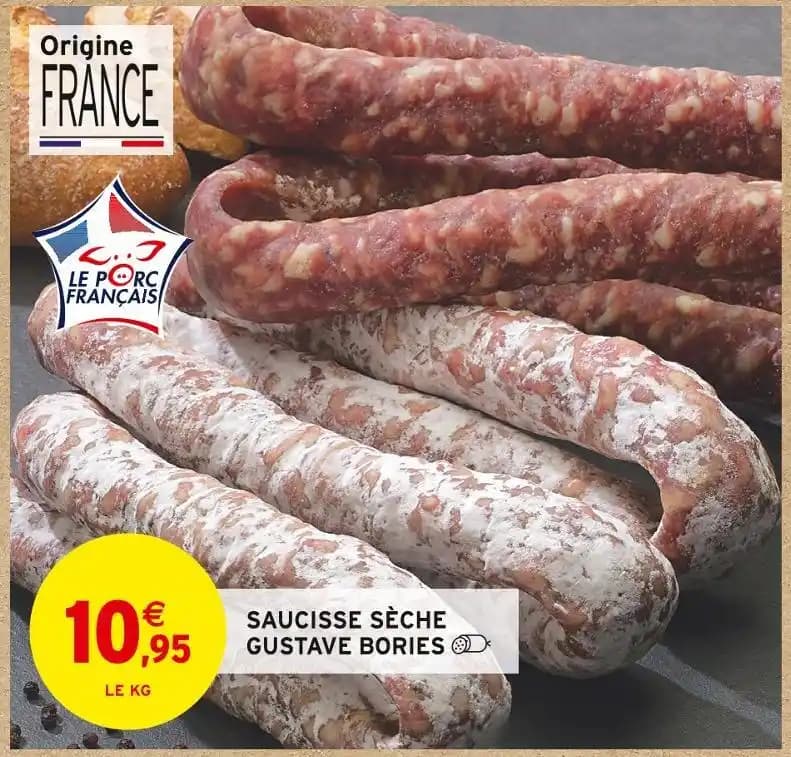 GUSTAVE BORIES SAUCISSE SÈCHE