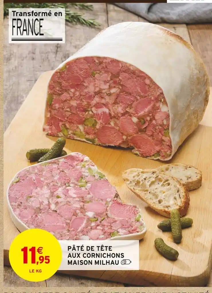 MAISON MILHAU PÂTÉ DE TÊTE AUX CORNICHONS