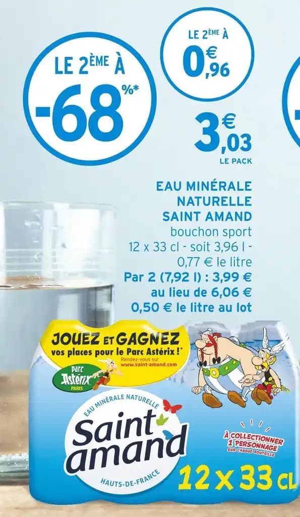 SAINT AMAND EAU MINÉRALE NATURELLE