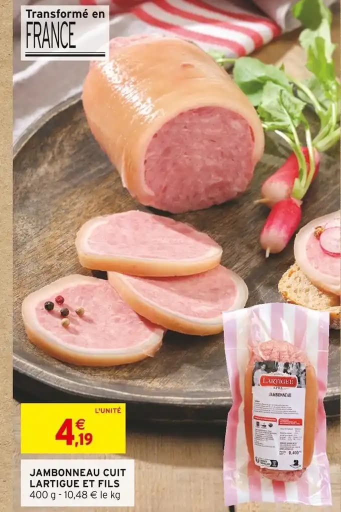 LARTIGUE ET FILS JAMBONNEAU CUIT