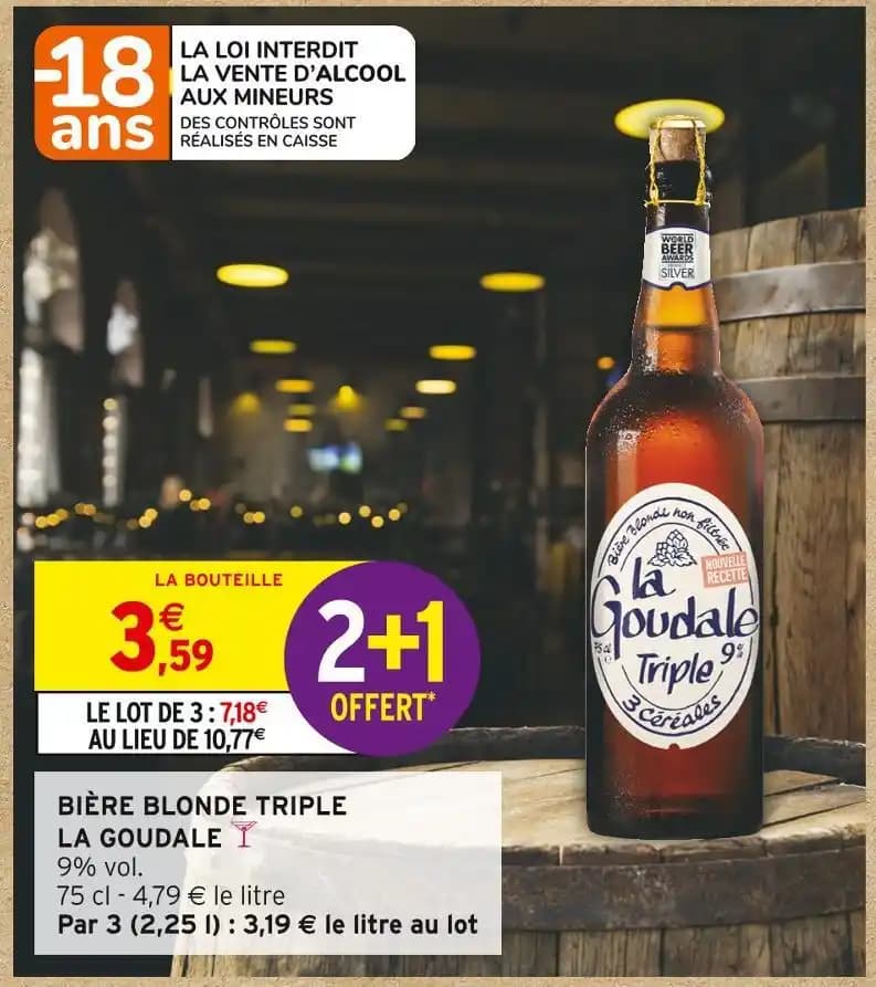 LA GOUDALE BIÈRE BLONDE TRIPLE