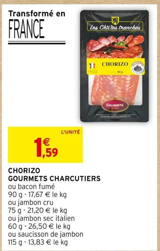 GOURMETS CHARCUTIERS CHORIZO