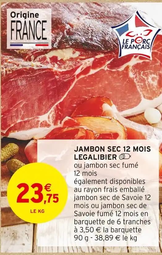 LE GALIBIER JAMBON SEC 12 MOIS