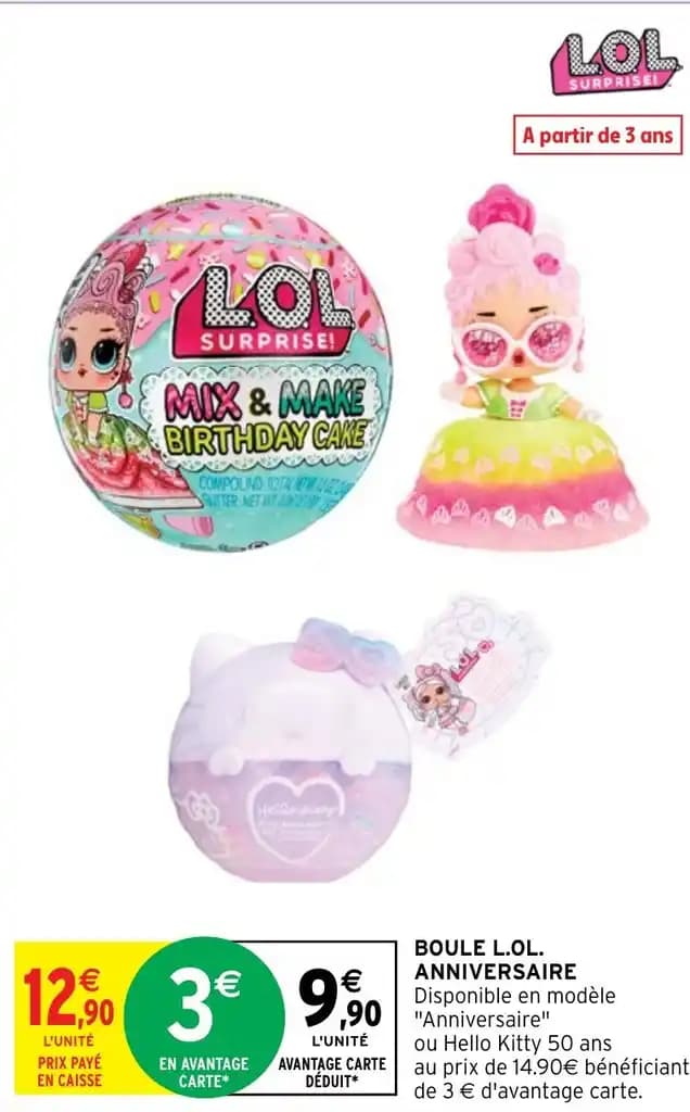 BOULE L.OL. ANNIVERSAIRE