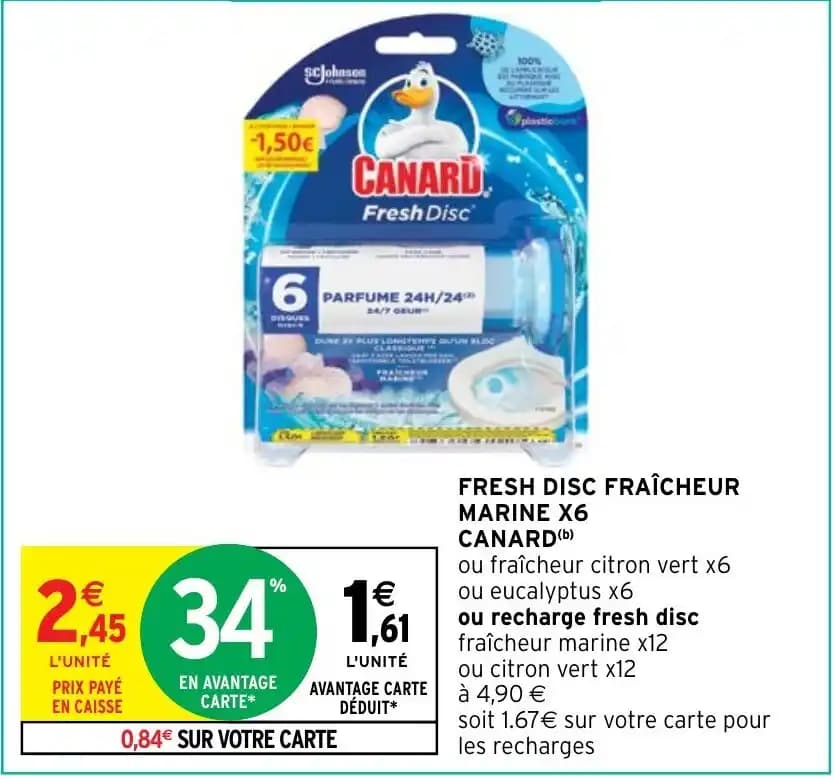 FRESH DISC FRAÎCHEUR MARINE X6 CANARD(b)