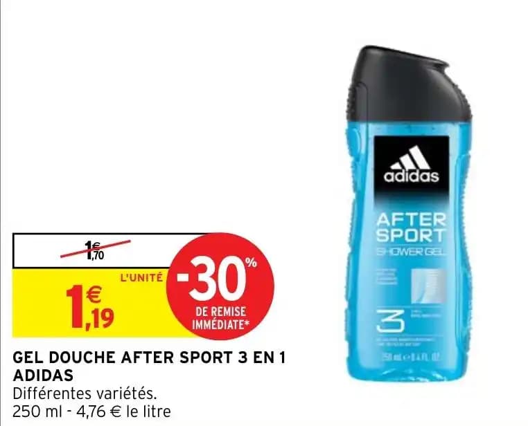 GEL DOUCHE AFTER SPORT 3 EN 1