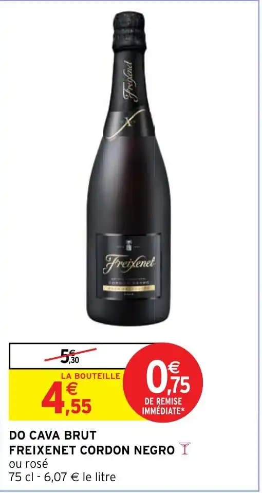 DO CAVA BRUT FREIXENET CORDON NEGRO Y