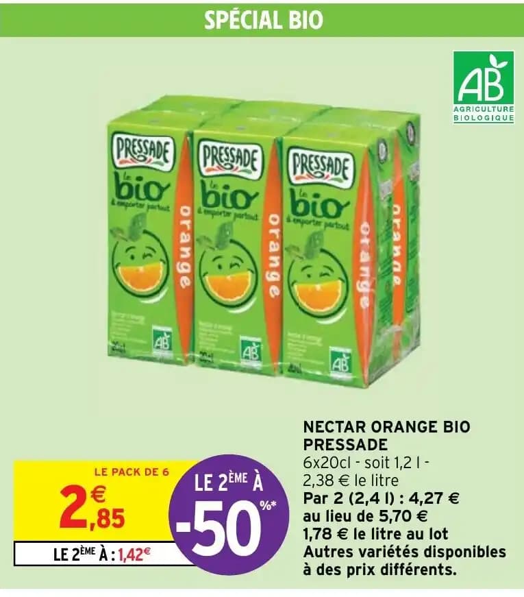 NECTAR ORANGE BIO PRESSADE