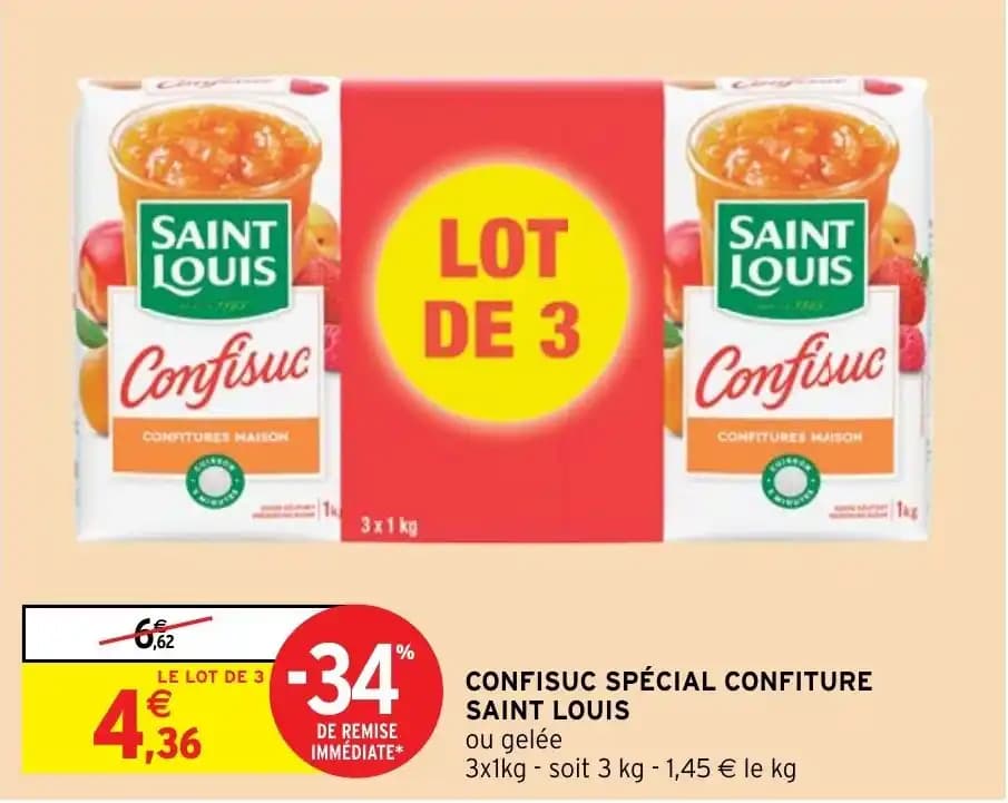 CONFISUC SPÉCIAL CONFITURE SAINT LOUIS
