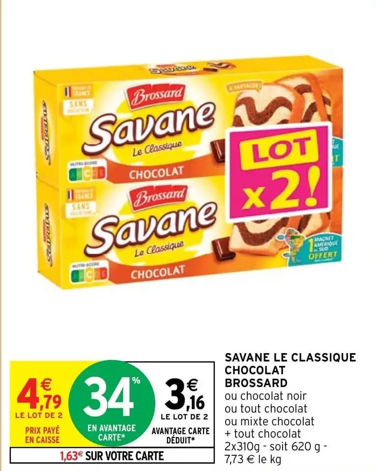SAVANE LE CLASSIQUE CHOCOLAT BROSSARD