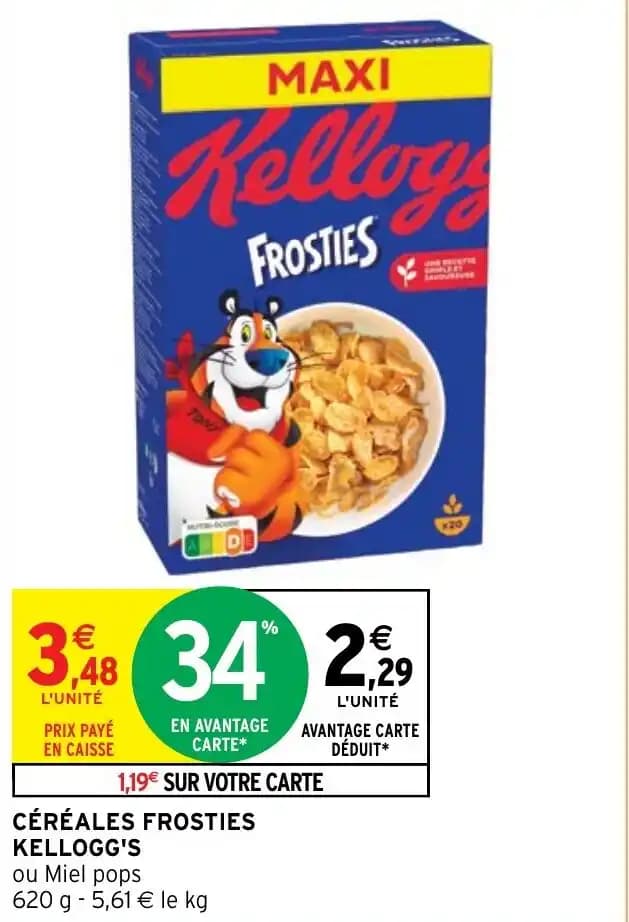 CÉRÉALES FROSTIES KELLOGG'S