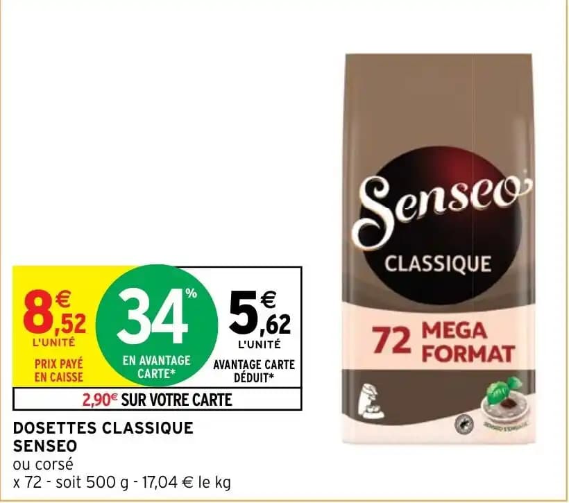 DOSETTES CLASSIQUE SENSEO