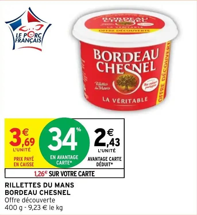 RILLETTES DU MANS BORDEAU CHESNEL