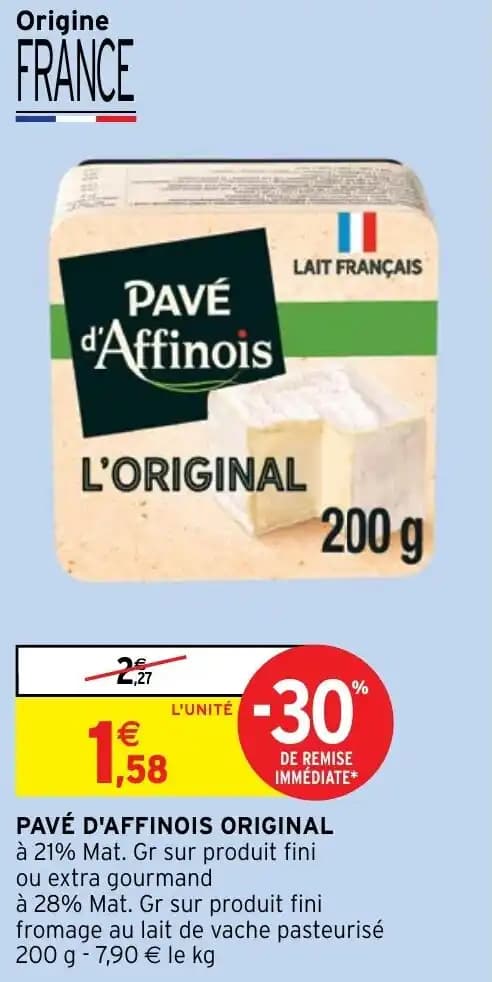 PAVÉ D'AFFINOIS ORIGINAL