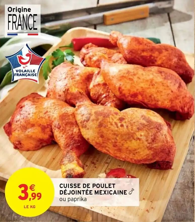 CUISSE DE POULET DÉJOINTÉE MEXICAINE