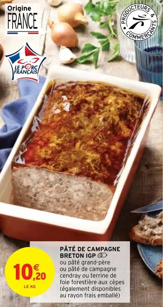 PÂTÉ DE CAMPAGNE BRETON IGP