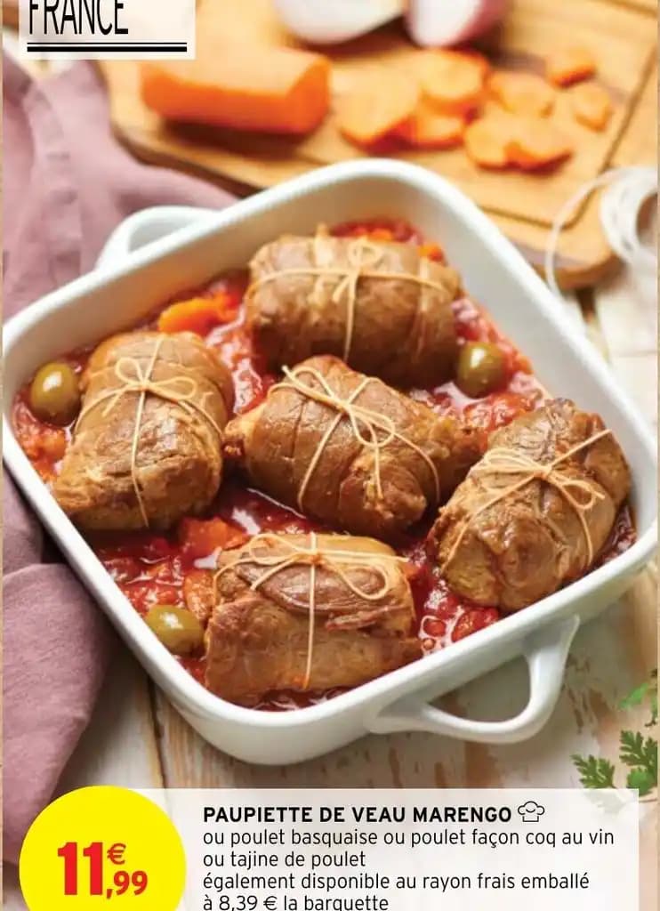 PAUPIETTE DE VEAU MARENGO
