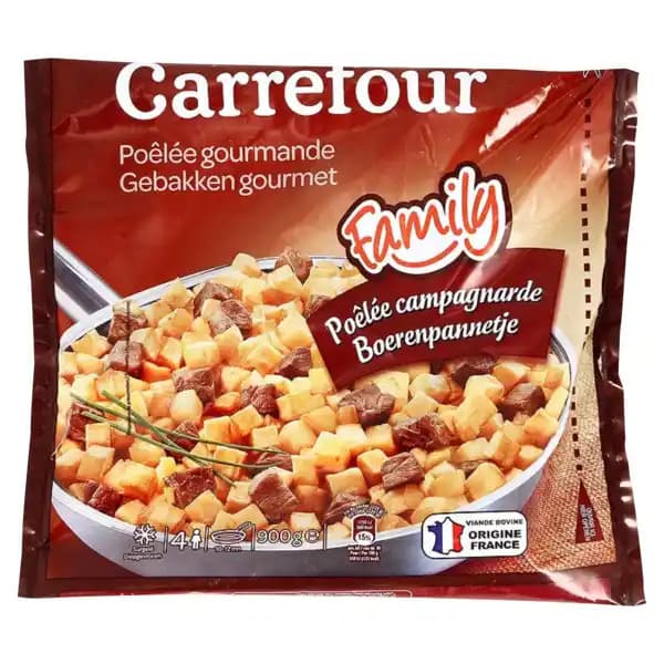 CARREFOUR Poêlée Family surgelée