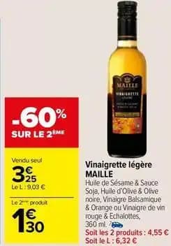 Maille - vinaigrette légère