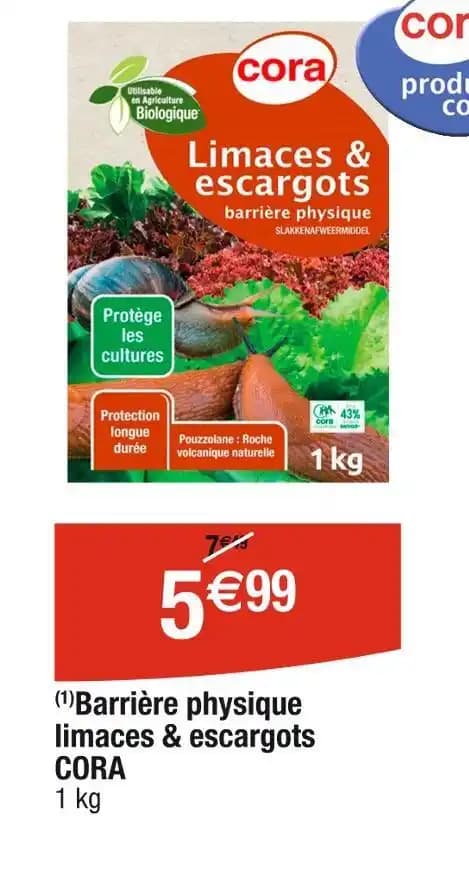 CORA (1)Barrière physique limaces & escargots