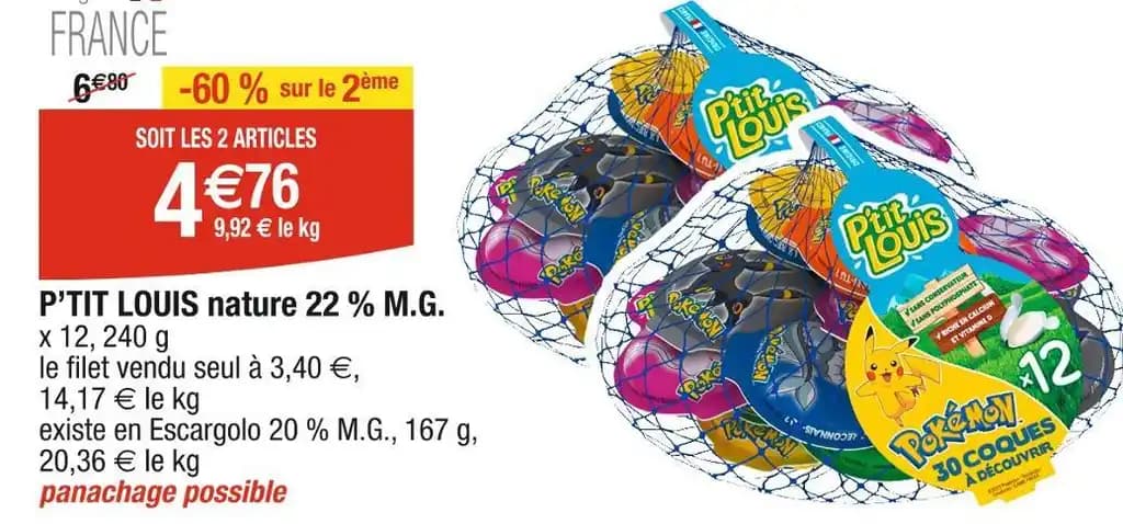 P’TIT LOUIS P’TIT LOUIS nature 22 % M.G