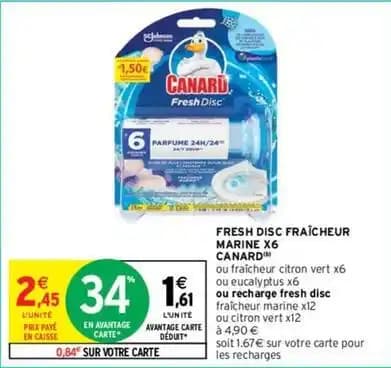 Canard - fresh disc fraîcheur marine