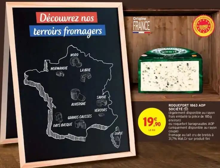 Roquefort société - 1863 aop