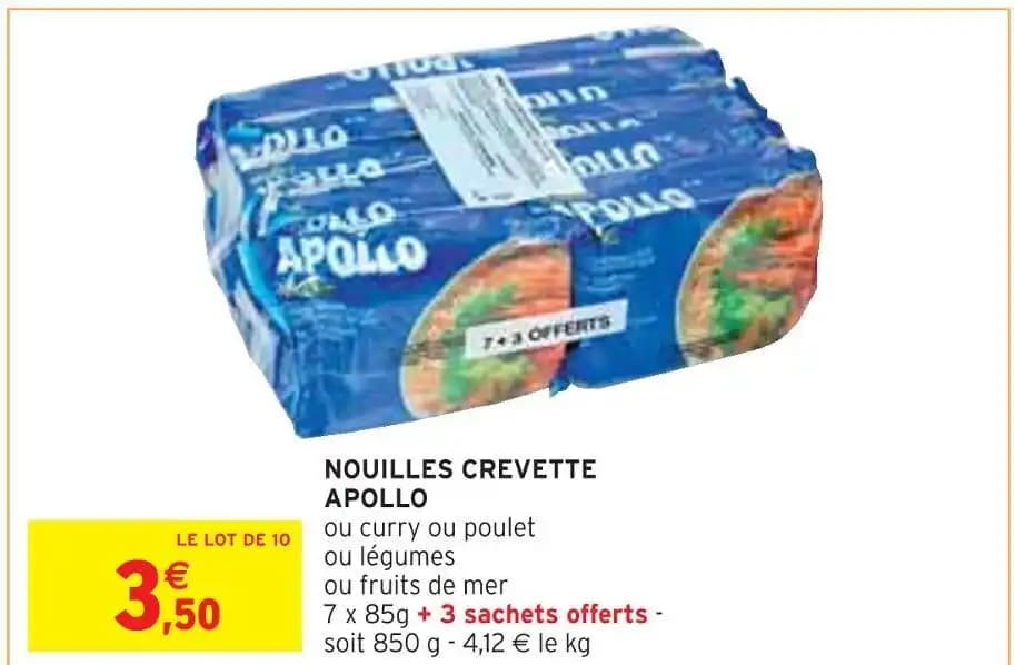 APOLLO NOUILLES CREVETTE