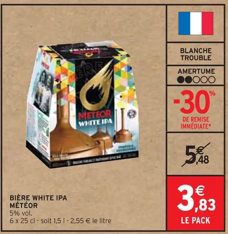 MÉTÉOR BIÈRE WHITE IPA