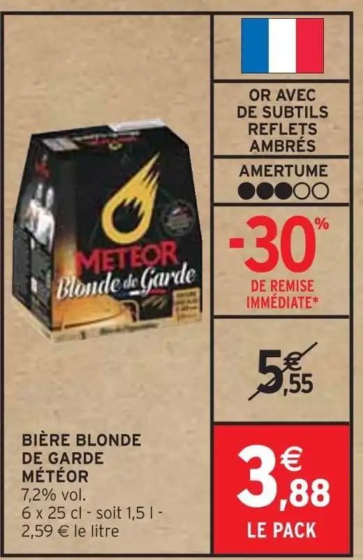 MÉTÉOR BIÈRE BLONDE DE GARDE