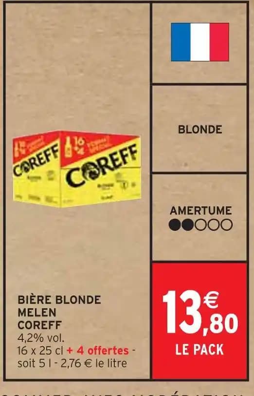 COREFF BIÈRE BLONDE MELEN