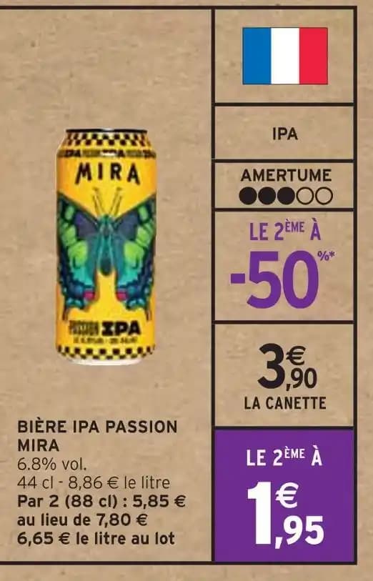 MIRA BIÈRE IPA PASSION
