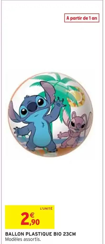 BALLON PLASTIQUE BIO 23CM