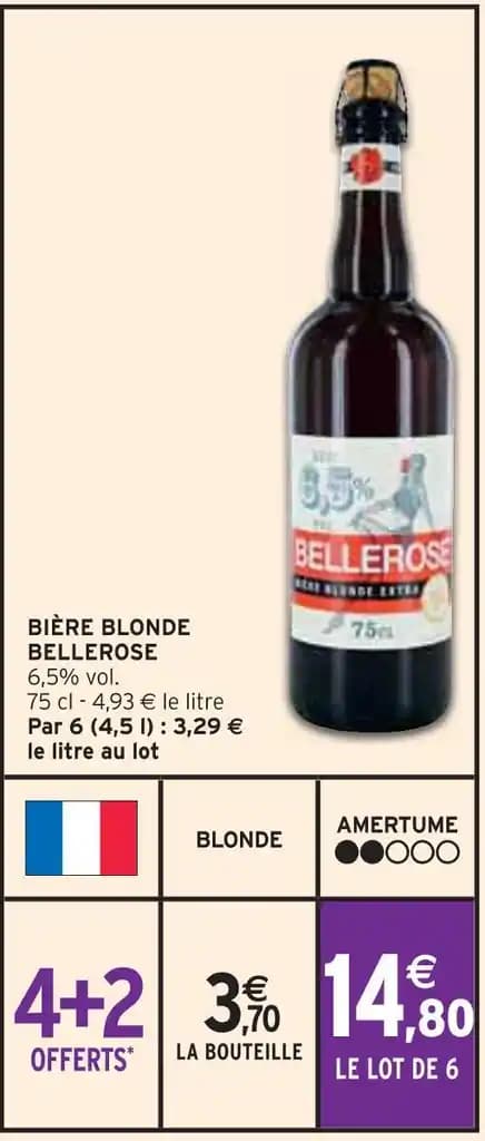 BELLEROSE BIÈRE BLONDE