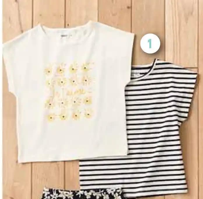 GÉMO LOT DE 2 TEE-SHIRTS MANCHES COURTES FILLE