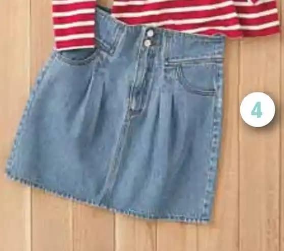 GÉMO JUPE COURTE DENIM FEMME